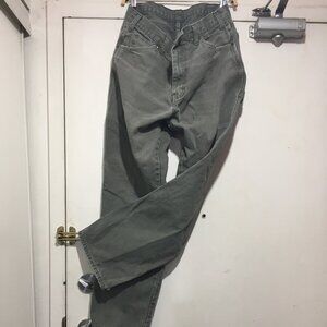 VINTAGE DICKIES CARPENTER DISTRESSED JEANS SIZE 34 X 32